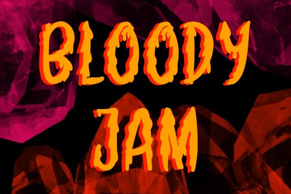 Bloody Jam Font Review for Spooky Halloween Designs