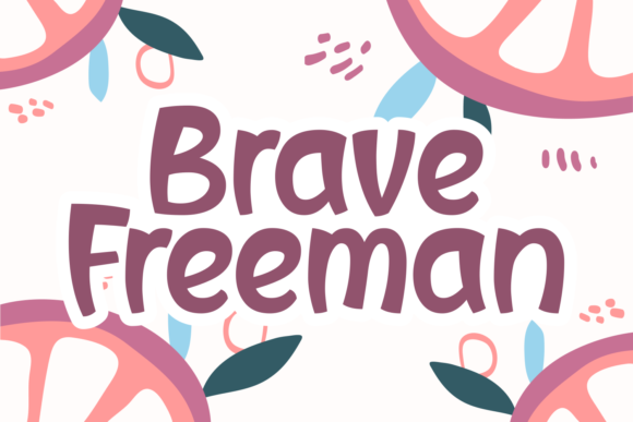 Brave Freeman Font: A Quirky Display Typeface for Branding