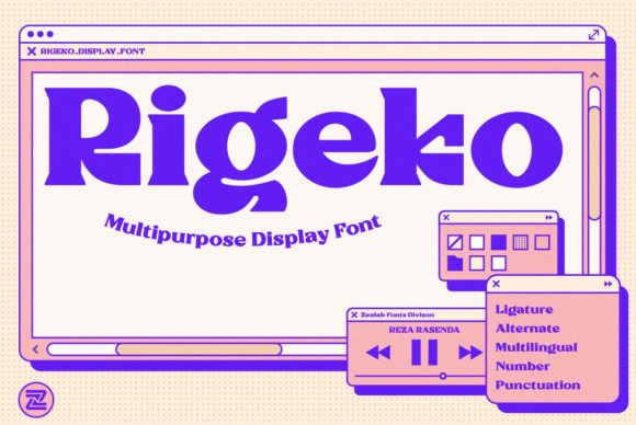 Bring Your Creations to Life with Rigeko Font