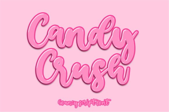 Candy Crush: A Playful Display Font for Modern Publishing