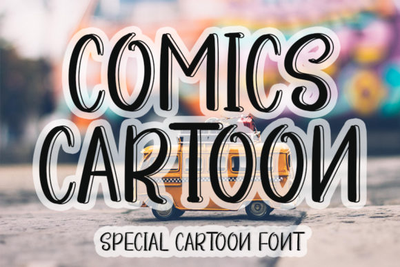 Comics Cartoon Font for Small Business Branding