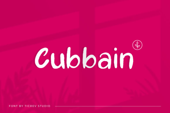 Cubbain: A Sweet and Friendly Display Font for Editors