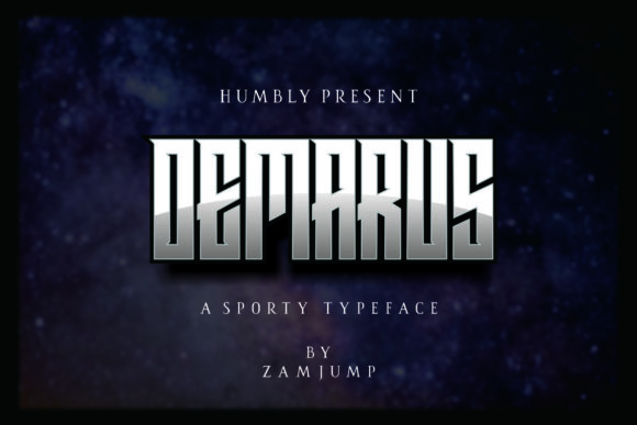 Demarus: A Premium Display Font for Editorial Design