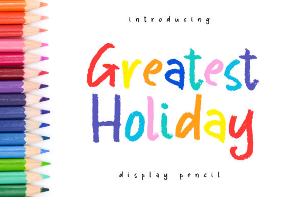 Discover the Playful Charm of Greatest Holiday Font