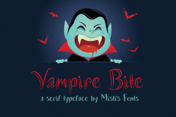 Discover the Spooky Charm of Vampire Bite Font
