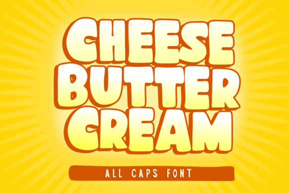 Enhance Your Brand with Cheese Butter Cream Font