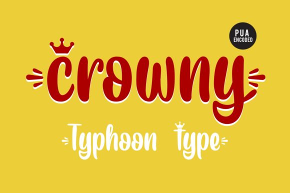 Enhance Your Brand with Crowny, the Fun Display Font