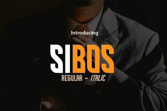 Explore Sibos: A Bold and Chunky Display Font for Creative Projects