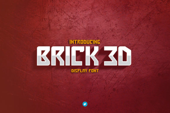 Exploring Brick 3D: A Bold and Versatile Display Font