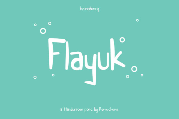 Flayuk: A Standout Display Font for Creative Campaigns
