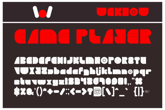 Game Player: A Groovy Display Font for Modern Design