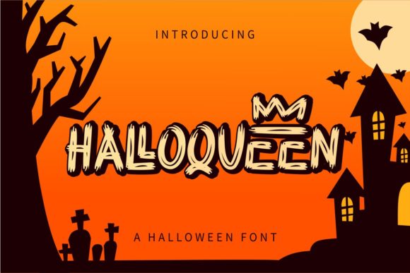 Halloqueen Font: Spooky Display Typography for Web Design
