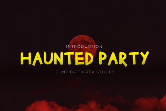 Haunted Party: A Spooky and Cute Display Font