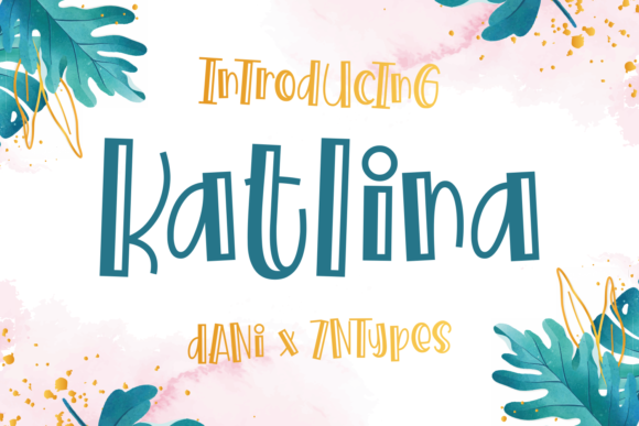 Katlina: A Dazzling Display Font for Creative Projects