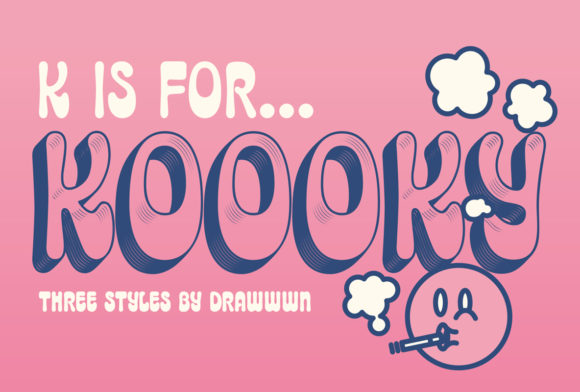 Koooky: A Funky Display Font for Creative Campaigns