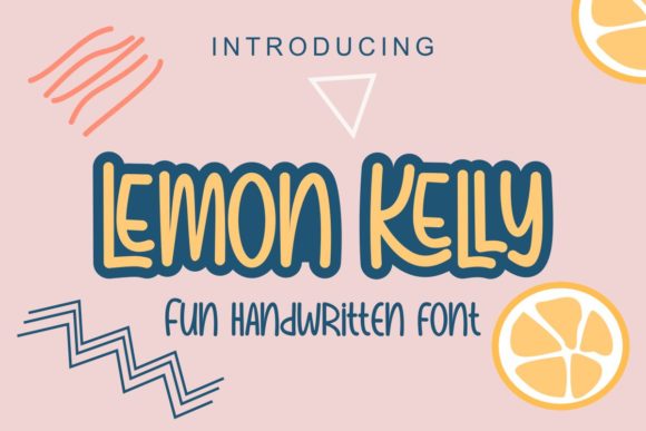Lemon Kelly: A Fun and Joyful Display Font for Creative Campaigns