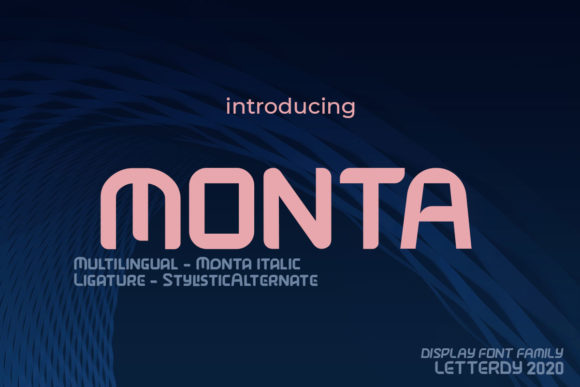 Monta: The Minimalist Font for Creative Makers