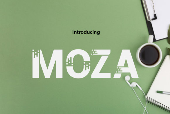 Moza: A Bold and Authentic Display Font for Editors