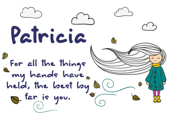 Patricia Font Review: Cute Display Type for Kids’ Designs