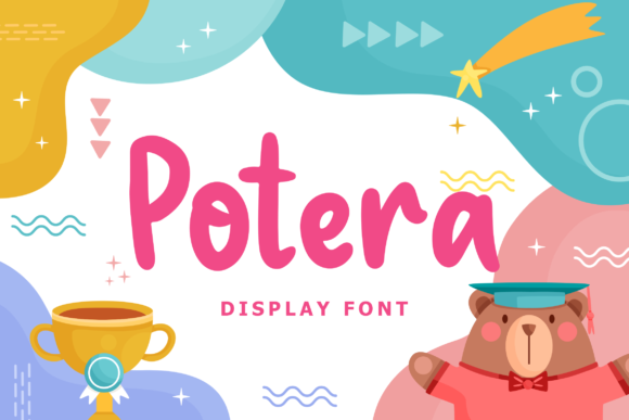 Potera: A Playful Display Font for Engaging Content