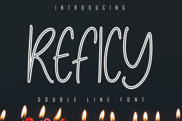 Reficy: A Simple and Neat Lettered Display Font
