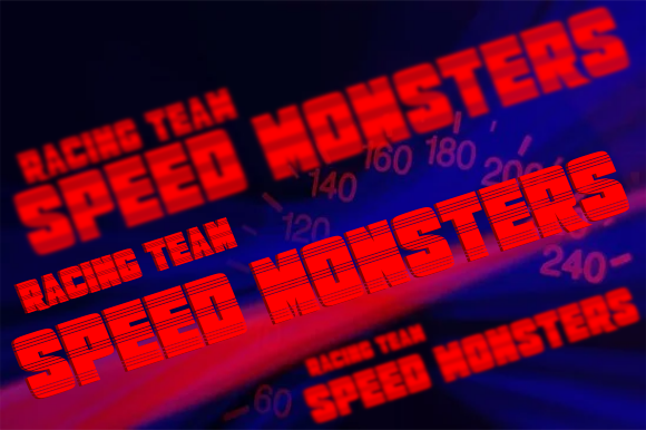 Speed Monsters: A Joyful Modern Display Font for Makers