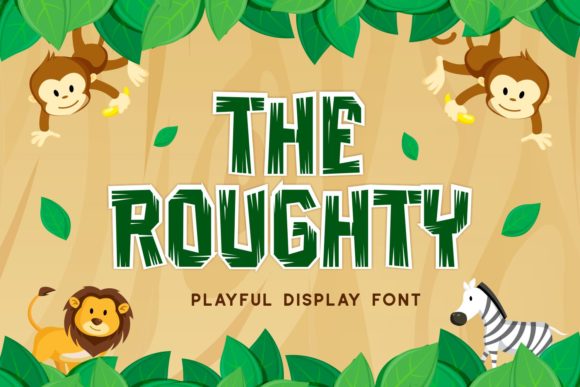 The Roughty: A Fun and Playful Display Font for Creative Campaigns